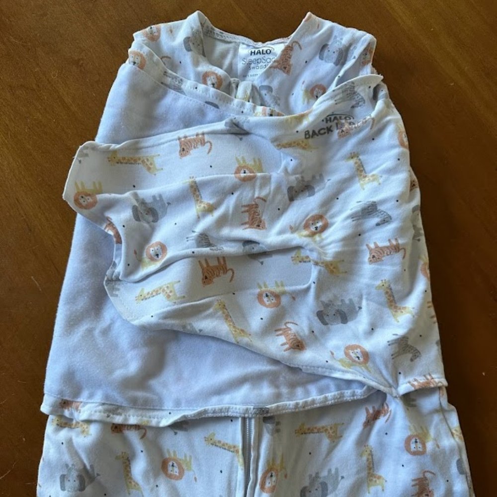Halo SleepSack Swaddle - Jungle Theme -NB (Birth - 3m)